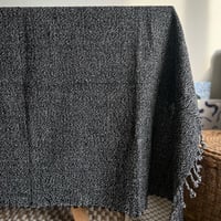 Silk Cotton Tweed Throw #Monochrome 2sizes