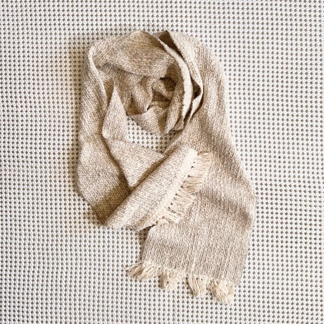 Gara-bou Muffler Stole Kabe 22×200cm (R. Sand)