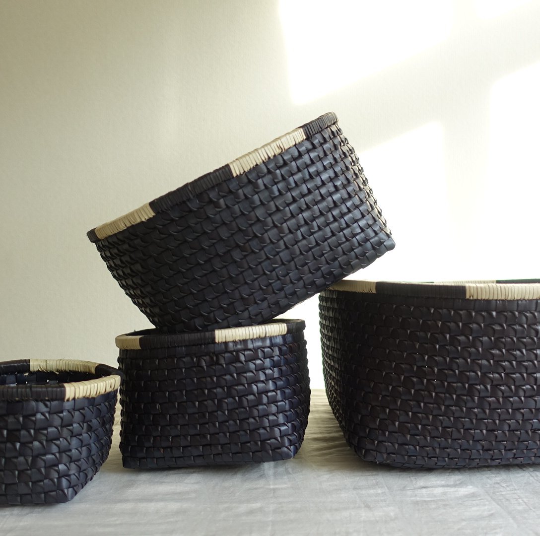 8mm Kottan Open Basket 4sizes (Black) | Suno &