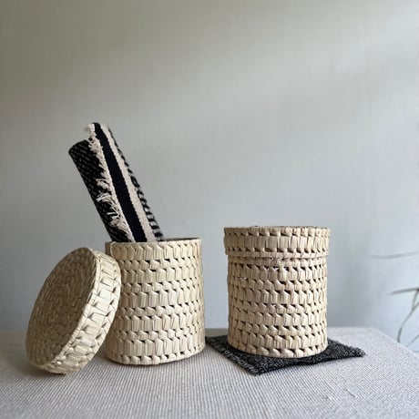 Palm Cylinder Basket