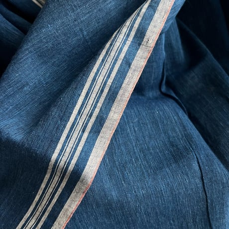 #150 Khadi Indigo Stole