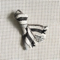 Kids & Baby Gara-bou Muffler Kabe (Twill Stripe - Light Gray)