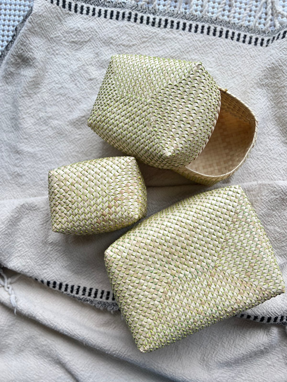 8mm Kottan Basket 3sizes (Lime) | Suno & Morris