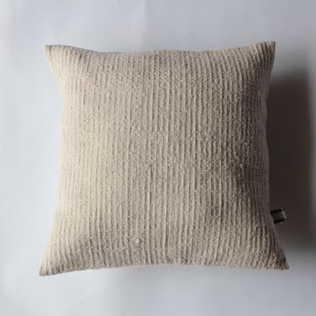 Gara-bou × Khadi Cushion Cover (Ice Ivory)