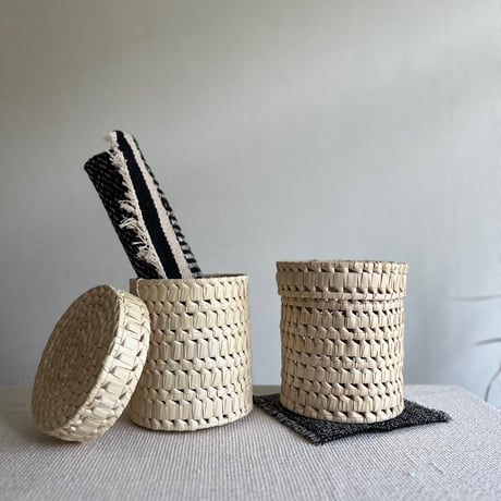 Palm Cylinder Basket