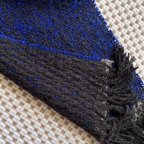 Gara-bou Muffler Stole Kabe 22×200cm (D.F. Charcoal Blue)