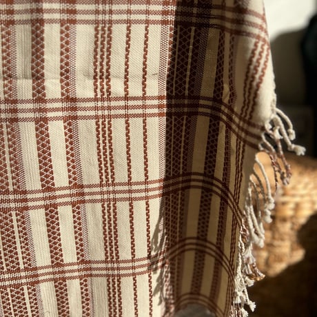 OG Jacquard Throw (Ivory Brown)