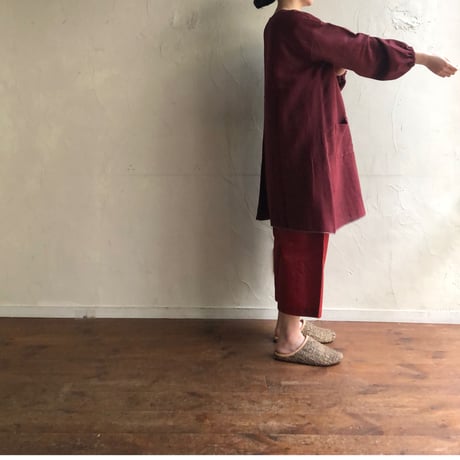 Organic Khadi Coverall Apron (Herringbone Indigo)