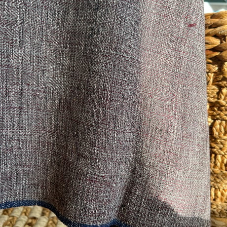 Organic Khadi Sheets  (Tweed Herringbone)