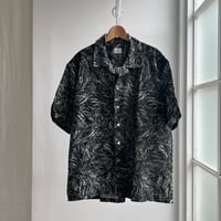 #100 Khadi Printed Bowler Shirts Regular (Triostar - Black)