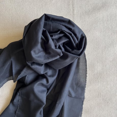 Cotton Silk Stole (Black)