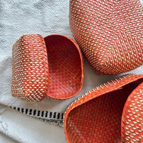 8mm Kottan Basket 3sizes (Orange Brown)