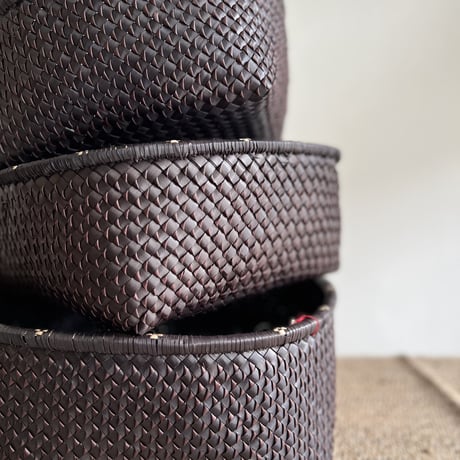8mm Kottan Open Basket 3sizes (Black Brown)