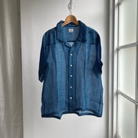 Silk + Viscose Bowler Shirts Regular (Blue / Size2)