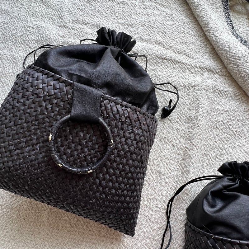 Kottan Evening bag (Full Black / 2sizes) | Suno