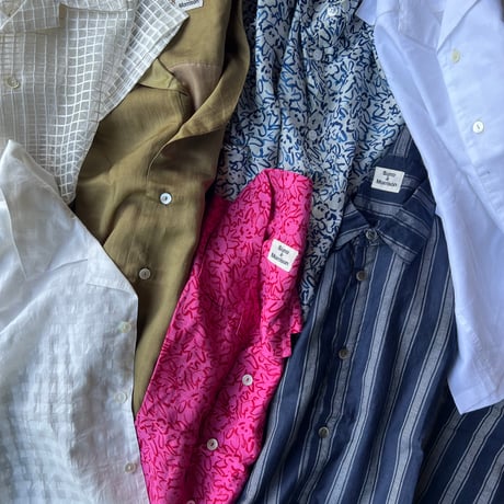Bamboo Silk Printed Shirts (Pink / 2sizes)