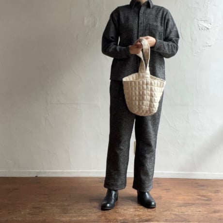 Sujni Cylinder Bag (Ivory x Black)