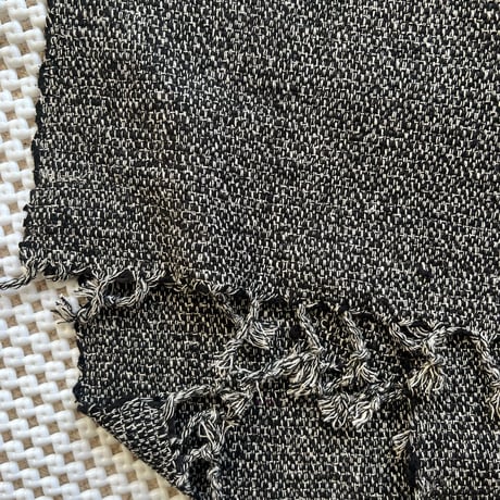 Silk Cotton Tweed Throw #Monochrome 2sizes
