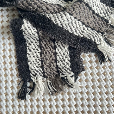 Kids & Baby Gara-bou Muffler Kabe (Twill Stripe - Black)