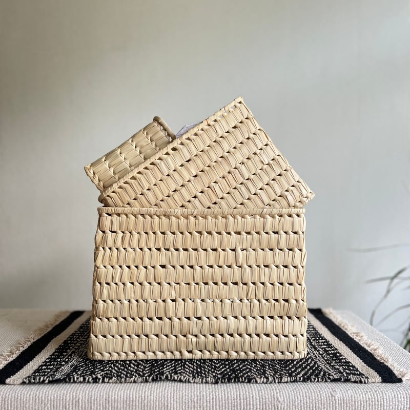 Palm Square Basket | Suno & Morrison Online Store