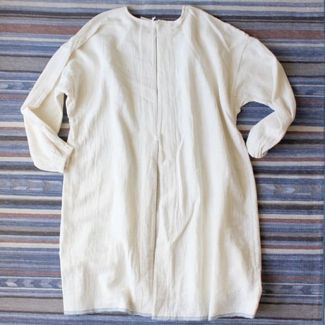 Organic Khadi Coverall Apron (Indigo Selvedge)