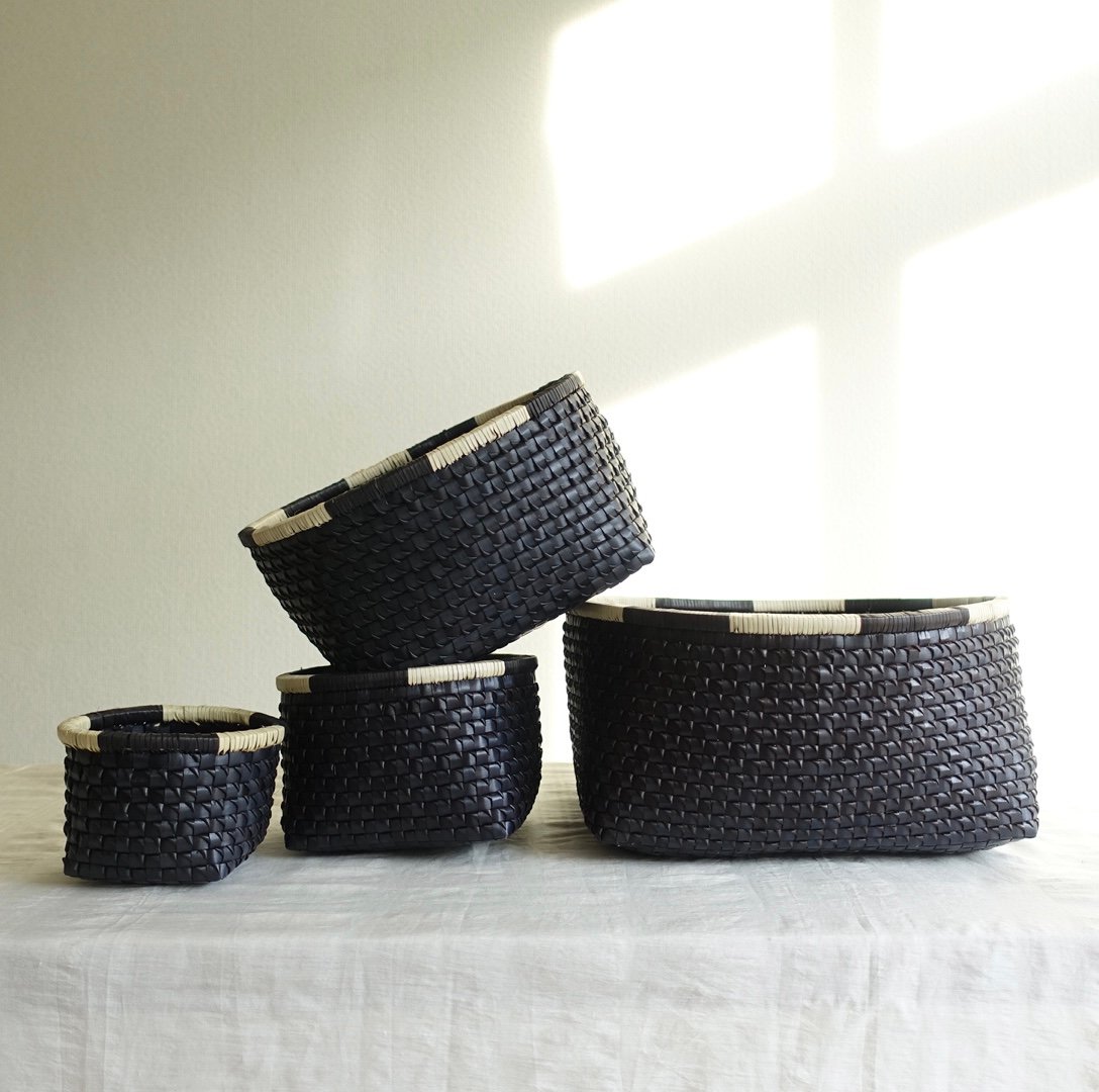 8mm Kottan Open Basket 4sizes (Black) | Suno &