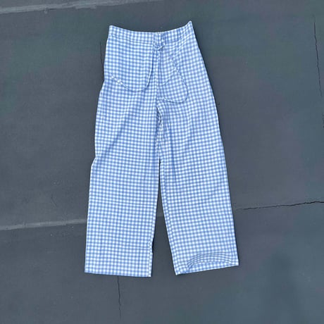 Hand Woven Cotton Pant (Gingham)