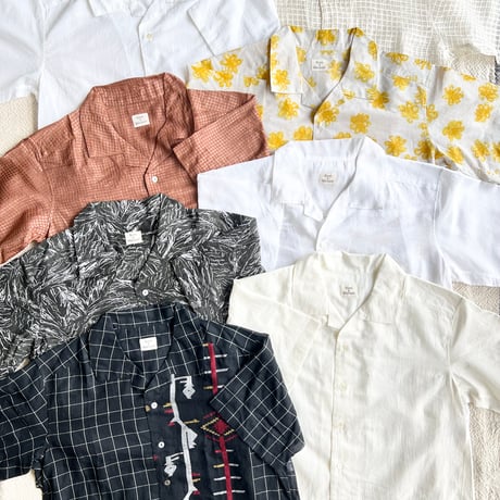 Silk + Viscose Bowler Shirts Short (Ivory)