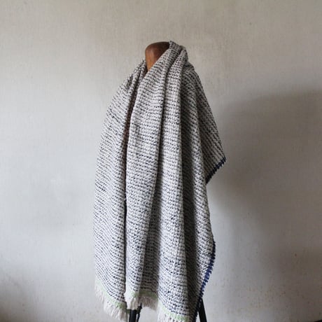 Gara-bou Blanket Stole Kabe 100×200cm (D.F. White Ivory)