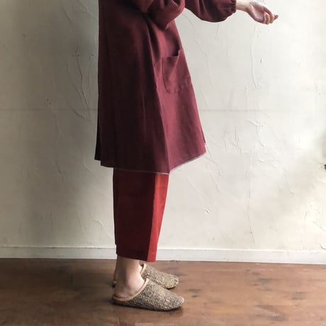 Organic Khadi Coverall Apron (Herringbone Indigo)