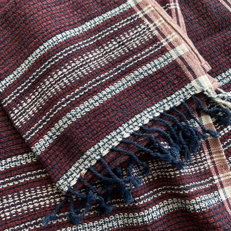 Organic Khadi Basket Face & Hand Towels (Wine)