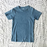 Gara-bou Short Sleeve T-shirts  Natural Dyed Unisex ( Light Indigo )