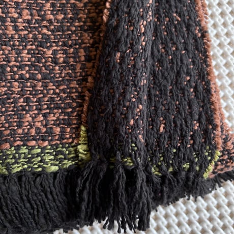 Gara-bou Medium Stole Kabe WS 50×200cm (D.F. Charcoal Brown)