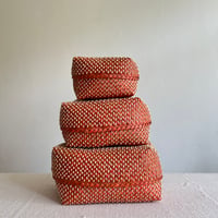8mm Kottan Basket 3sizes (Orange Brown)