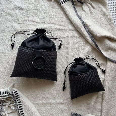 Kottan Evening bag (Full Black / 2sizes)
