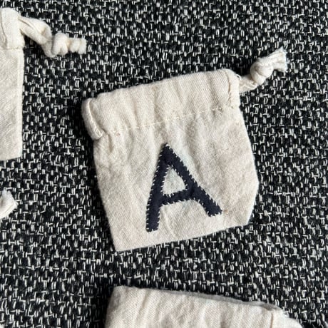 Alphabet Drawstring Bags