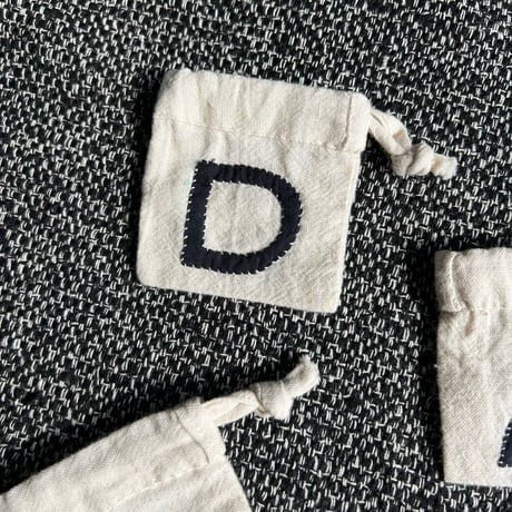 Alphabet Drawstring Bags