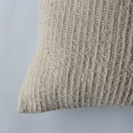 Gara-bou × Khadi Cushion Cover (Ice Ivory)