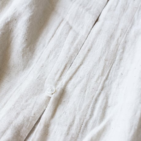 Organic Khadi Coverall Apron (Herringbone Indigo)