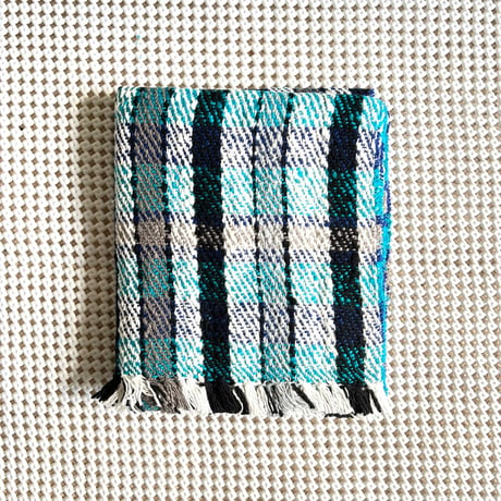 Gara-bou Medium Stole Kabe WS 50×190cm (Twill Plaid - Blue)