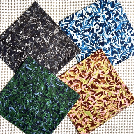#100 Khadi Printed Bandana (4colors)