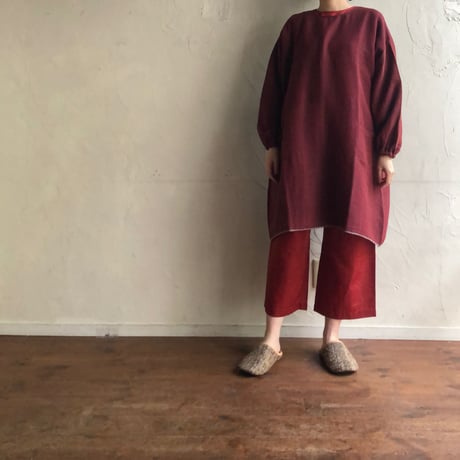 Organic Khadi Coverall Apron (Herringbone Indigo)