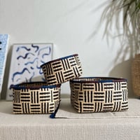 Rettai Olai Open Basket 3sizes (Natural Black)