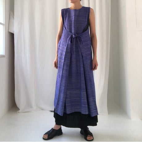 Plaid Printed Apron Dress (Red)