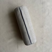 2x1 Bolster Cushion (Charcoal Pin Stripe)