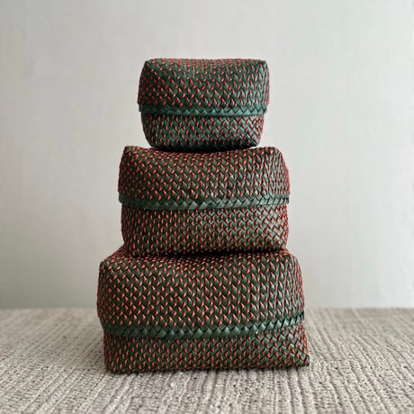 8mm Kottan Basket 3sizes (Green Orange)