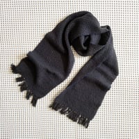 Gara-bou Muffler Stole Kabe 22×200cm (H.B. Charcoal Navy)