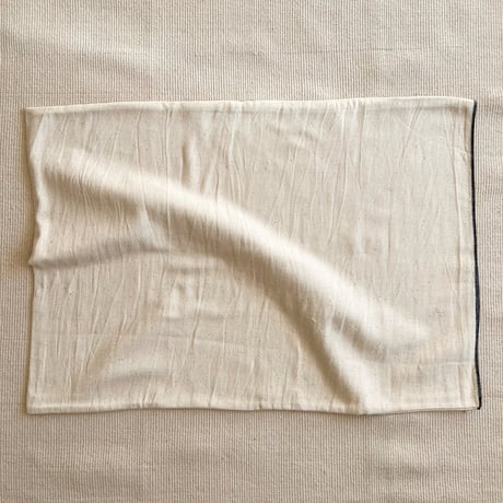Organic Khadi Pillow Case (Herringbone Ivory)