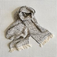 Gara-bou Muffler Stole Kabe 22×200cm (R. Ivory Black)