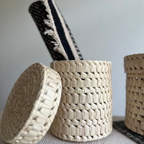 Palm Cylinder Basket